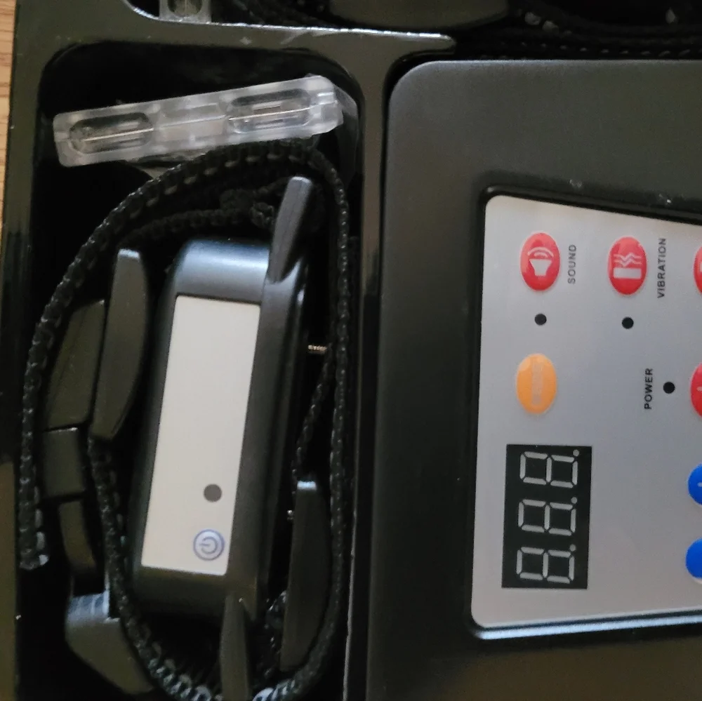 2-in-1 Wireless Dog Fence Remote Training Collar - Black